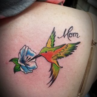 Tattoo Humming Bird Mom